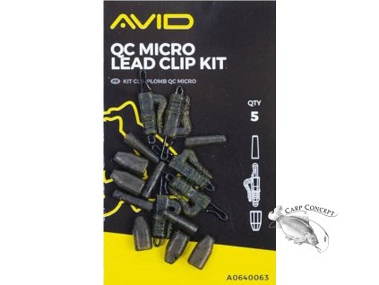 Screenshot 2023 06 07 at 12 54 25 Avid Carp Závěska QC Micro Lead Clip Kit