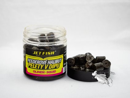 Jet Fish Feederové halibut pelety v dipu 120g - 12mm : OLIHEŃ