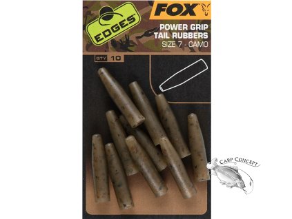 Screenshot 2023 06 12 at 14 40 37 Fox Převleky Edges Camo Powergrip Tail Rubbers 10 ks Velikost 7