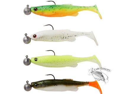 Screenshot 2023 10 20 at 13 59 37 Savage Gear Gumová Nástraha Fat Minnow T Tail RTF Darkwater Mix 4 ks