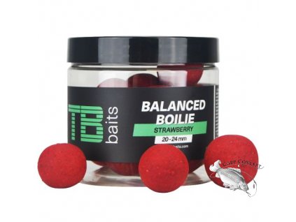 tb baits vyvazene boilie balanced atraktor strawberry 100 g 20 24 mm