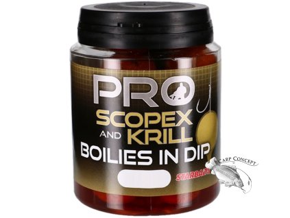 Screenshot 2024 07 30 at 11 42 10 Boilies In Dip Pro Scopex Krill 150g 20mm