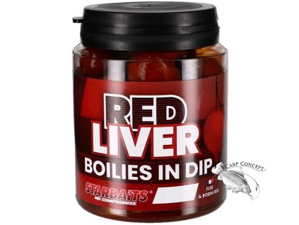 Screenshot 2024 07 30 at 12 30 39 Boilies in Dip Red Liver 150g 24mm