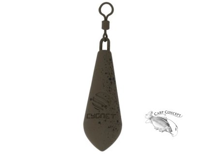 Screenshot 2024 09 19 at 11 27 57 Zátěž s Obratlíkem Cygnet Distance Swivel Lead Dark Green 3 5oz 99gr Tropic Fishing