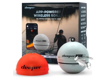 deeper nahazovaci sonar chirp 2 limited edition arctic grey