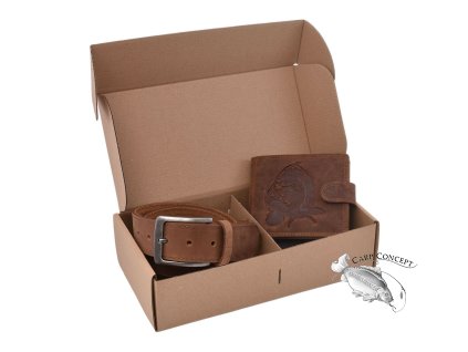 rybarsky darkovy set kapr hlava 320 panska penezenka 2911906 56 a pansky opasek svetly tan sity 747 b 7638568fa67eb7b2