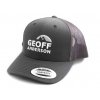 Geoff Anderson Kšiltovka SnapBack síťová s logem šedá