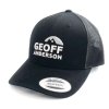 Geoff Anderson Kšiltovka SnapBack síťová s logem černá