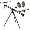Giants fishing Stojan Tripod Army 4 Rods + 2x hlásič ZDARMA!