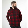 Zateplené bunda Geoff Anderson Ezmar2+ s kapucí dlouhý rukáv červená (Variant Velikost: XL)