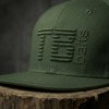 tb baits ksiltovka snapback 3d logo green