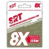 Sert splétaná šnůra 8X SRT Moss Green 135M (Varianta 0,14mm/8,18kg)