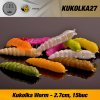 Силиконов червей Libra Lures Kukolka 2.7cm Cheese 1