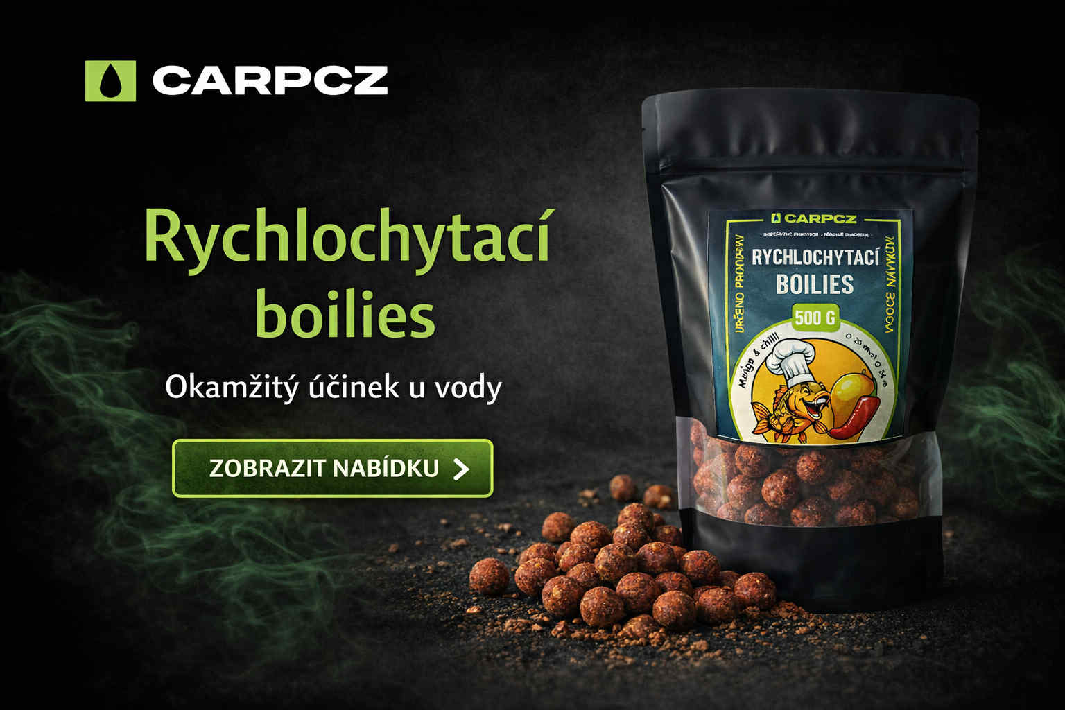 Rychlochytací boilies