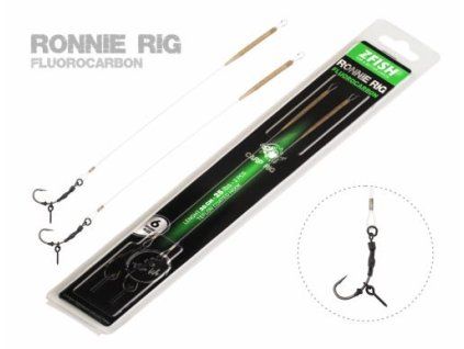 Návazec Fluorocarbon Ronnie Rig - hotový kaprový návazec Carpcz
