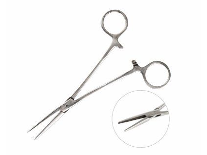 zfish pean rovny forceps straight 15cm
