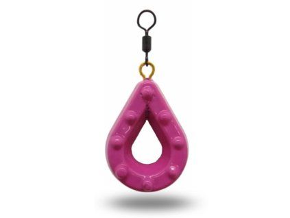 Grippa s dírou 3D Pink - kaprové olovo Carpcz