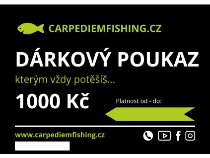 Dárkový poukaz Carpe Diem Fishing