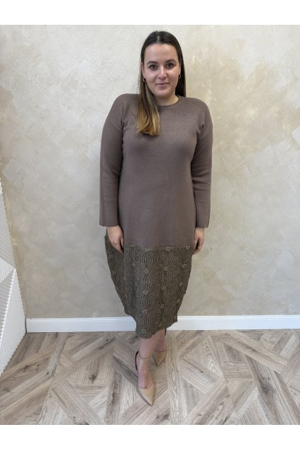 Šaty kvet čoko ZITA