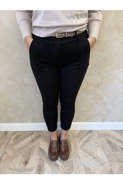 Nohavice čierne - tigrí opasok LEA