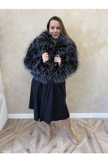 Kožuch čierny MELANY