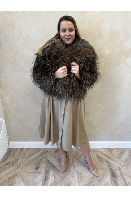 Kožuch čokoládový MELANY
