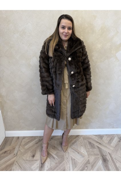Kožuch čokoládový CARMEN