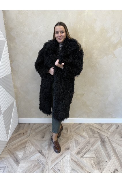 Kožuch čierny SOFIA