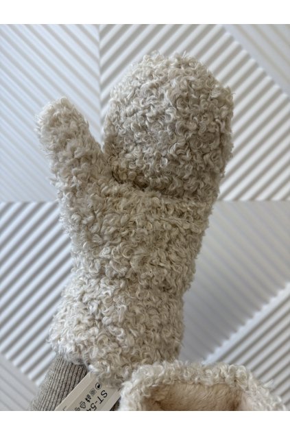 Rukavice teddy maslové DADA