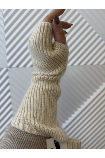 Kratšie návleky na ruky maslová JOJA