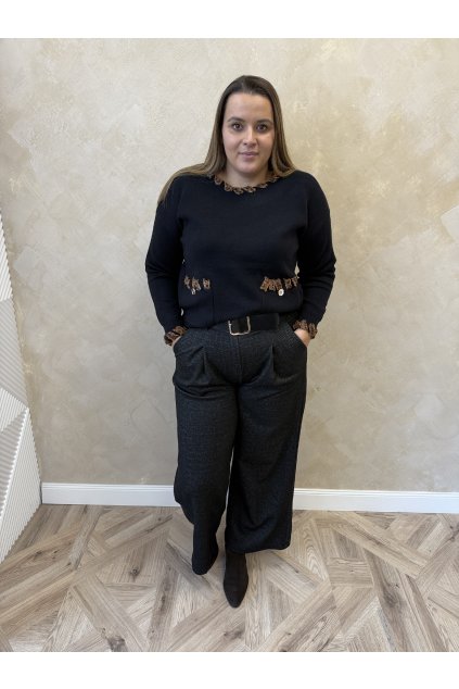 Pulóver čierny ELODIE