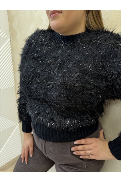 Pulóver čierny EVELYN