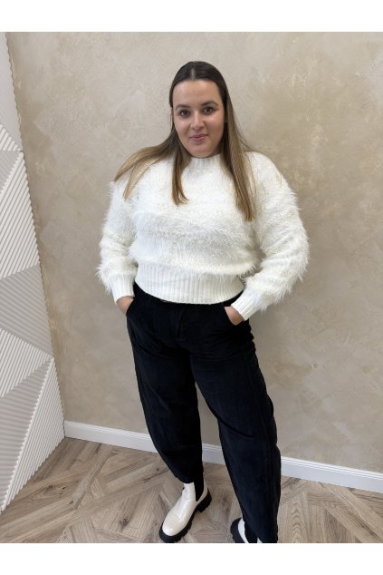 Pulóver biely EVELYN