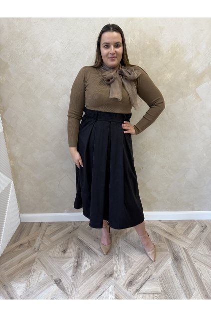 Pulovrík mašla čoko HAZEL