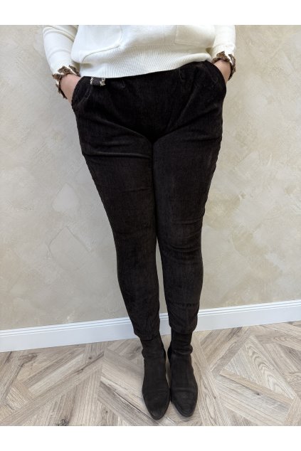 Nohavice menčester čoko KIARA