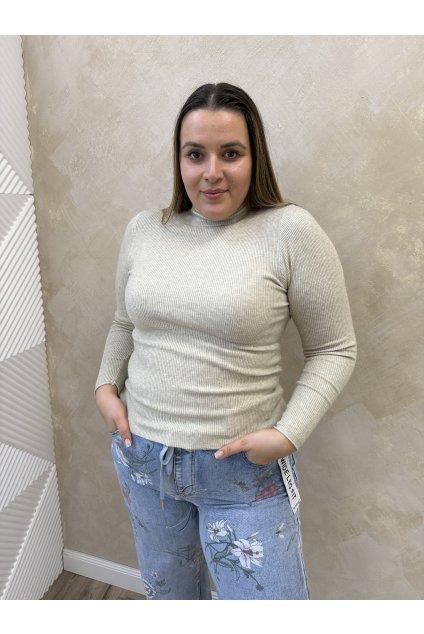 Pulóver béžový LUNA