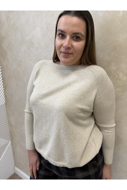 Pulóver maslový AMÁLIA
