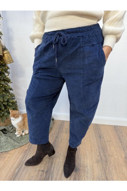 Nohavice modré LEONA