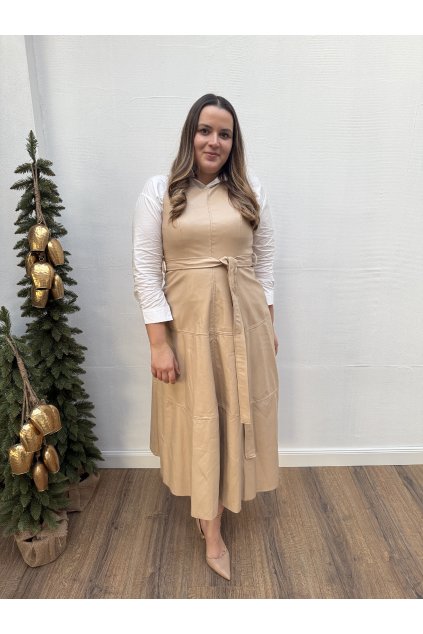 Šaty koženkové ZUZANA