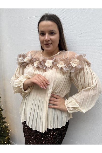 Blúzka maslová ANNA