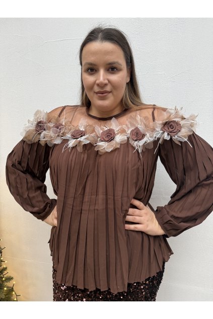 Blúzka čoko ANNA