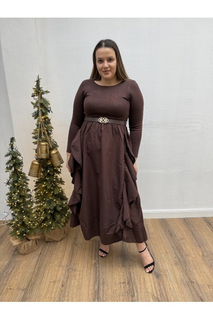 Šaty čoko RIANA