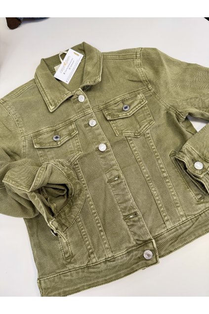 Zelený rifľový kabát BASE