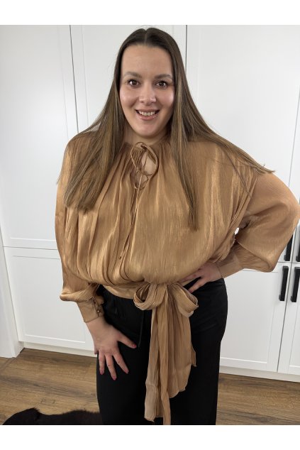 Blúzka hrdzavá EMILY