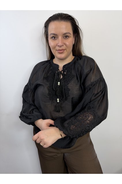 Blúzka čierna HAZEL