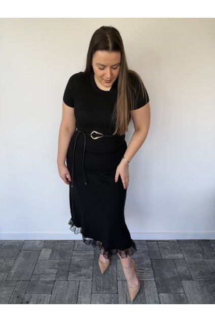 Šaty čierne KESIA