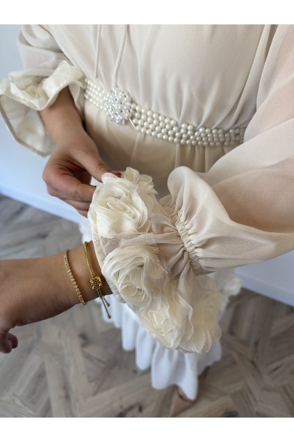 Dámske šaty s perličkami NORA