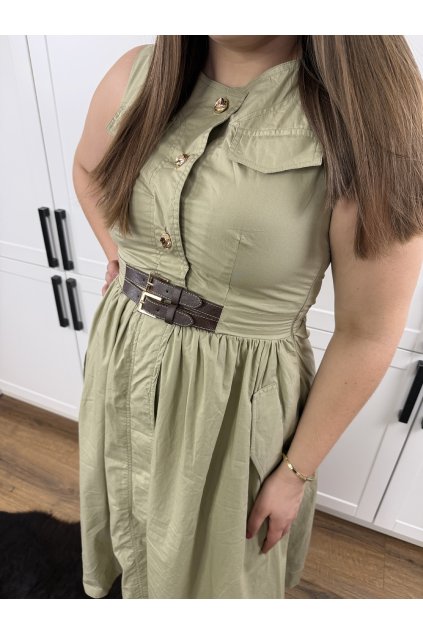 Dámske šaty zelené LEILA