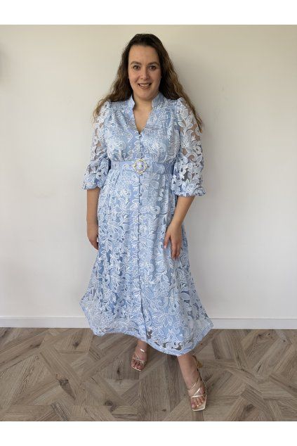 Dámske šaty modré NILA