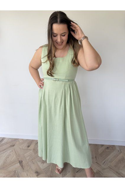 Dámske šaty zelené LOLA